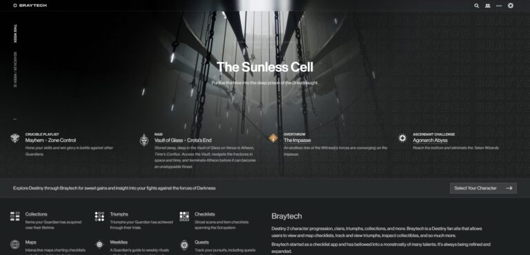 Braytech – Destiny 2 Tracker